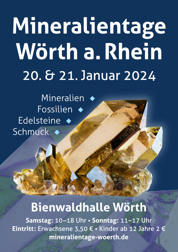 Plakat Mineralientage Woerth